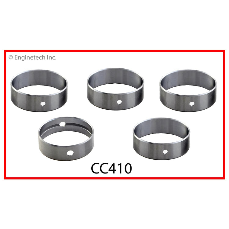 Enginetech CC410 Engine Complete Camshaft Bearing Set for Pontiac and Buick Models