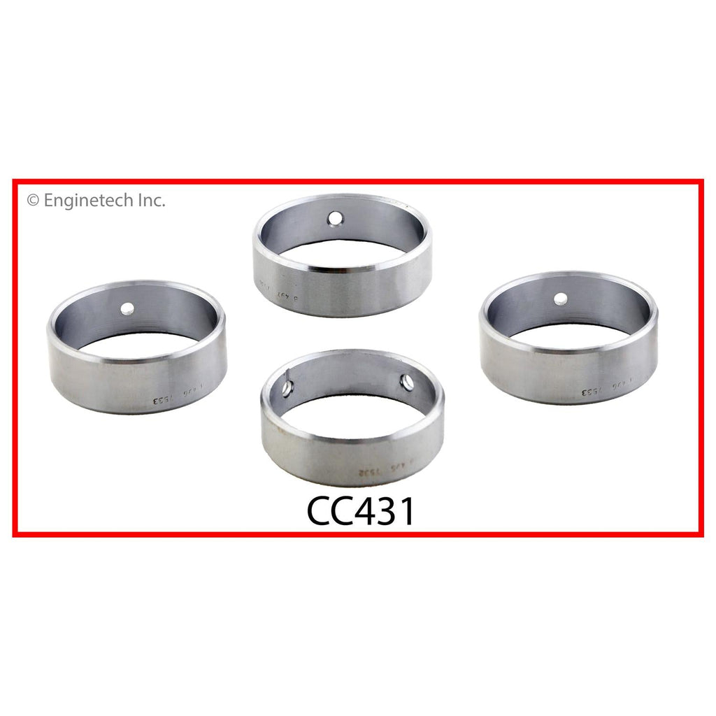 Enginetech CC431 Engine Complete Camshaft Bearing Set for Isuzu and Buick Vehicles