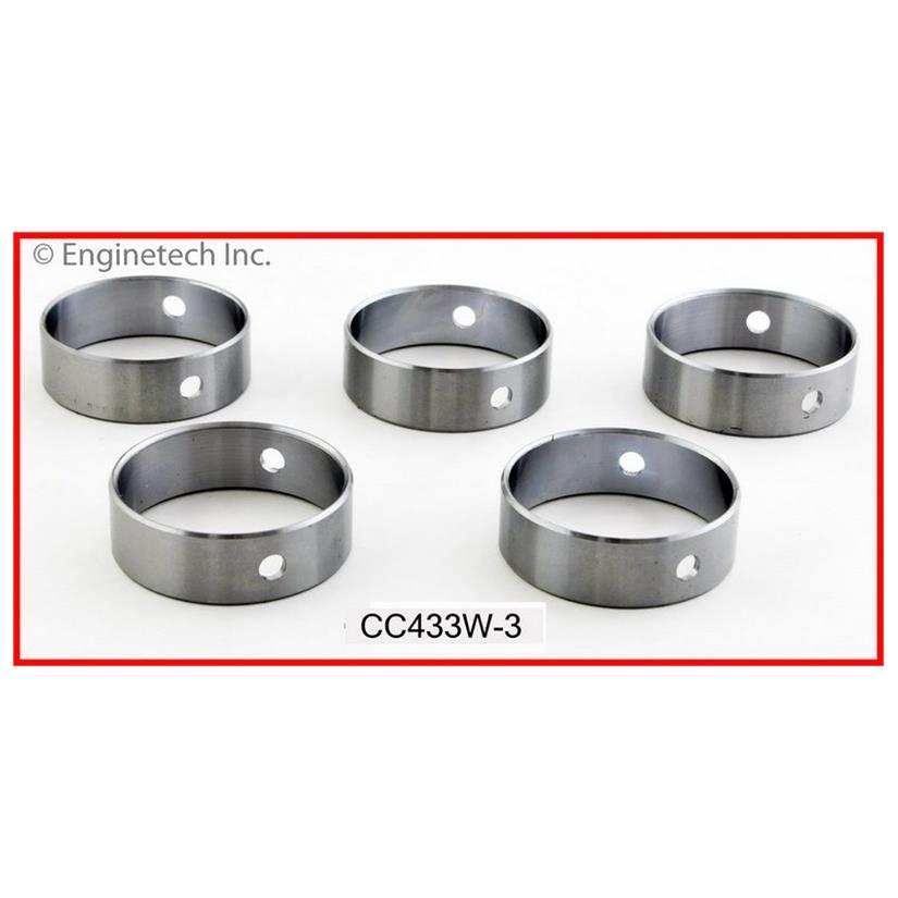 Enginetech CC433W-1 Engine Complete Camshaft Bearing Set for 2012 Chevrolet and GMC Models