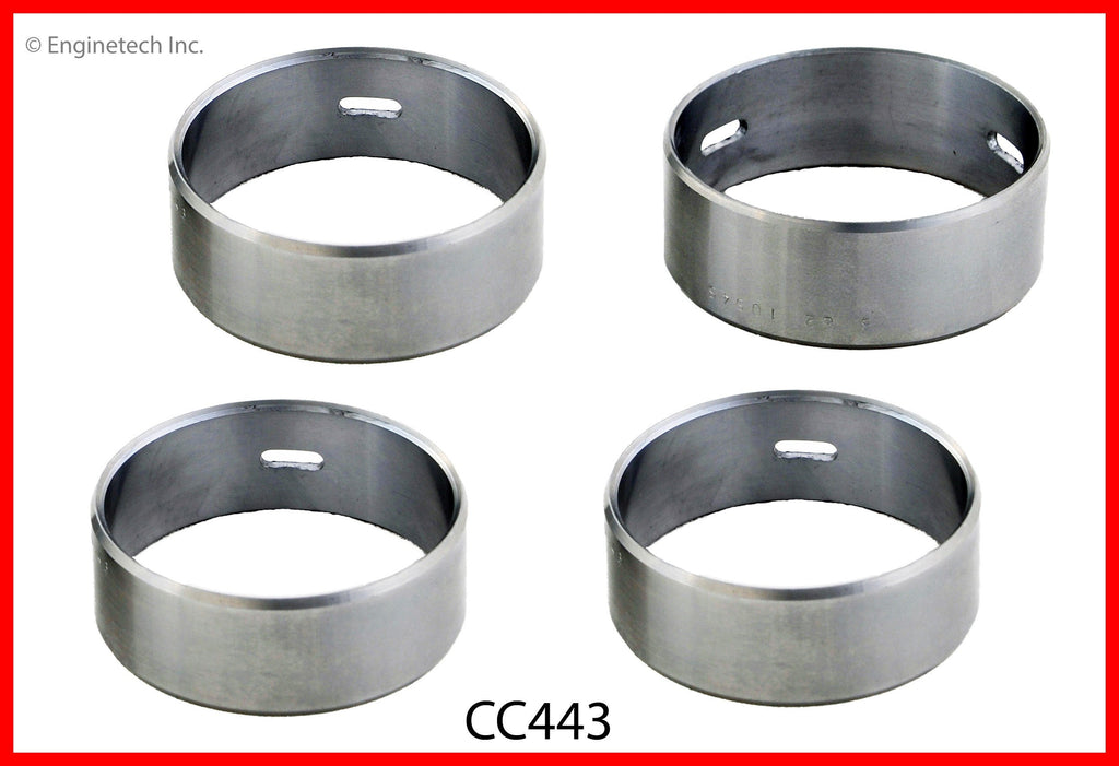 Enginetech CC443 Engine Complete Camshaft Bearing Set for Ford P-100 and P-350 (1960-1964)