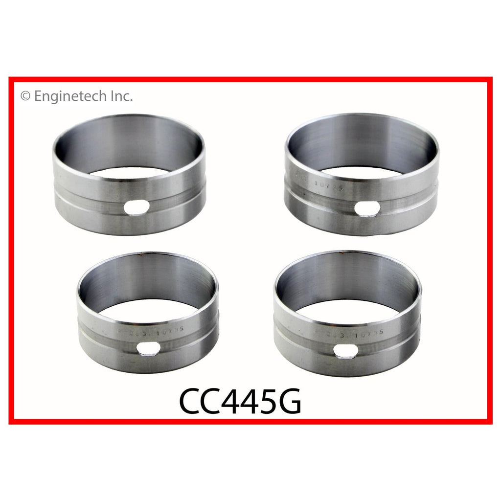 Enginetech CC445G Complete Camshaft Bearing Set for Ford 1965-1969 Engines