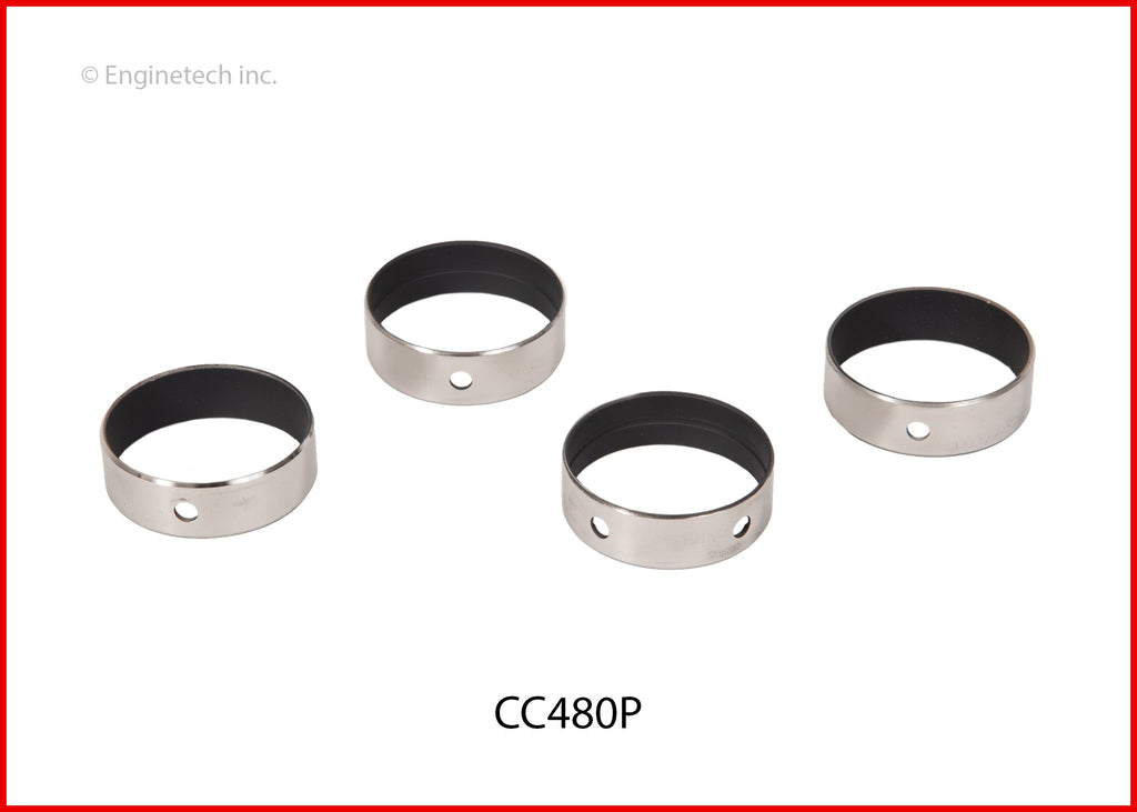 Enginetech CC480P Engine Complete Camshaft Bearing Set for Domestic and Import Engines