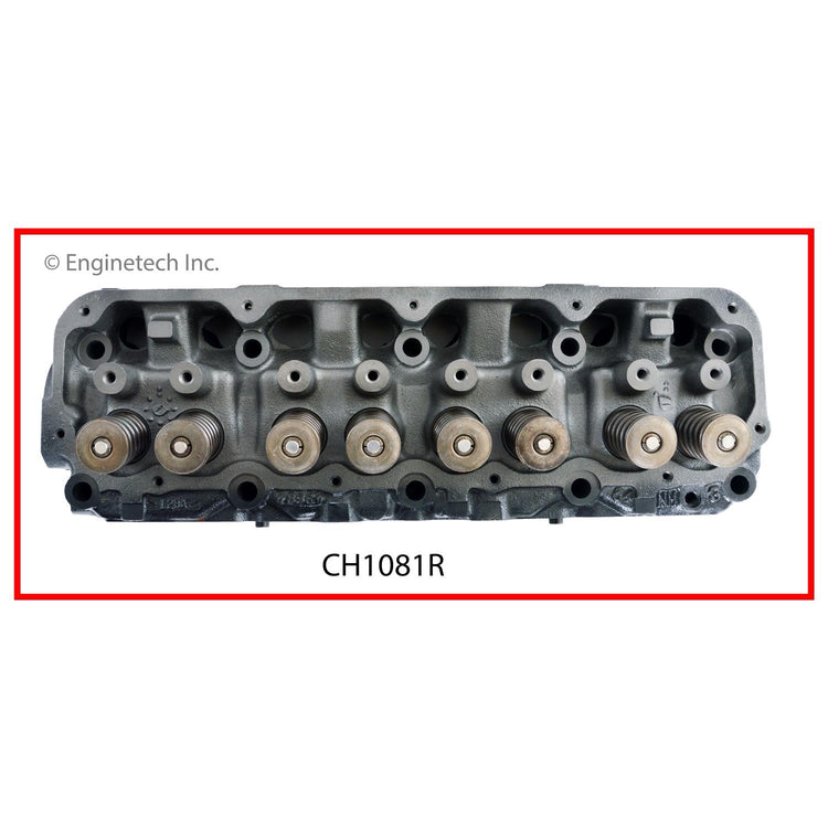 Enginetech Remanufactured Engine Cylinder Head Complete for Jeep CJ7 and Cherokee (Part CH1081R)