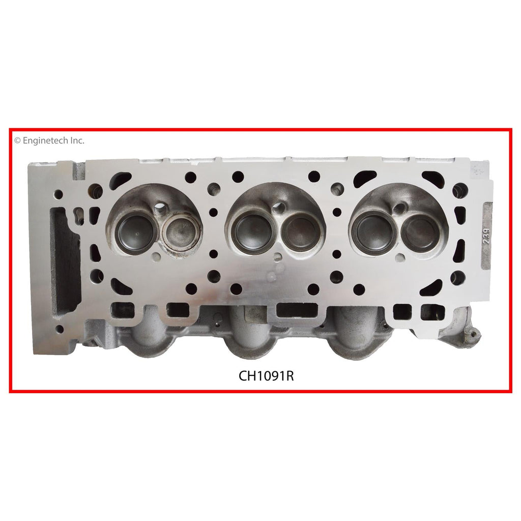 Enginetech Remanufactured Engine Cylinder Head Complete for Ford and Mercury Vehicles