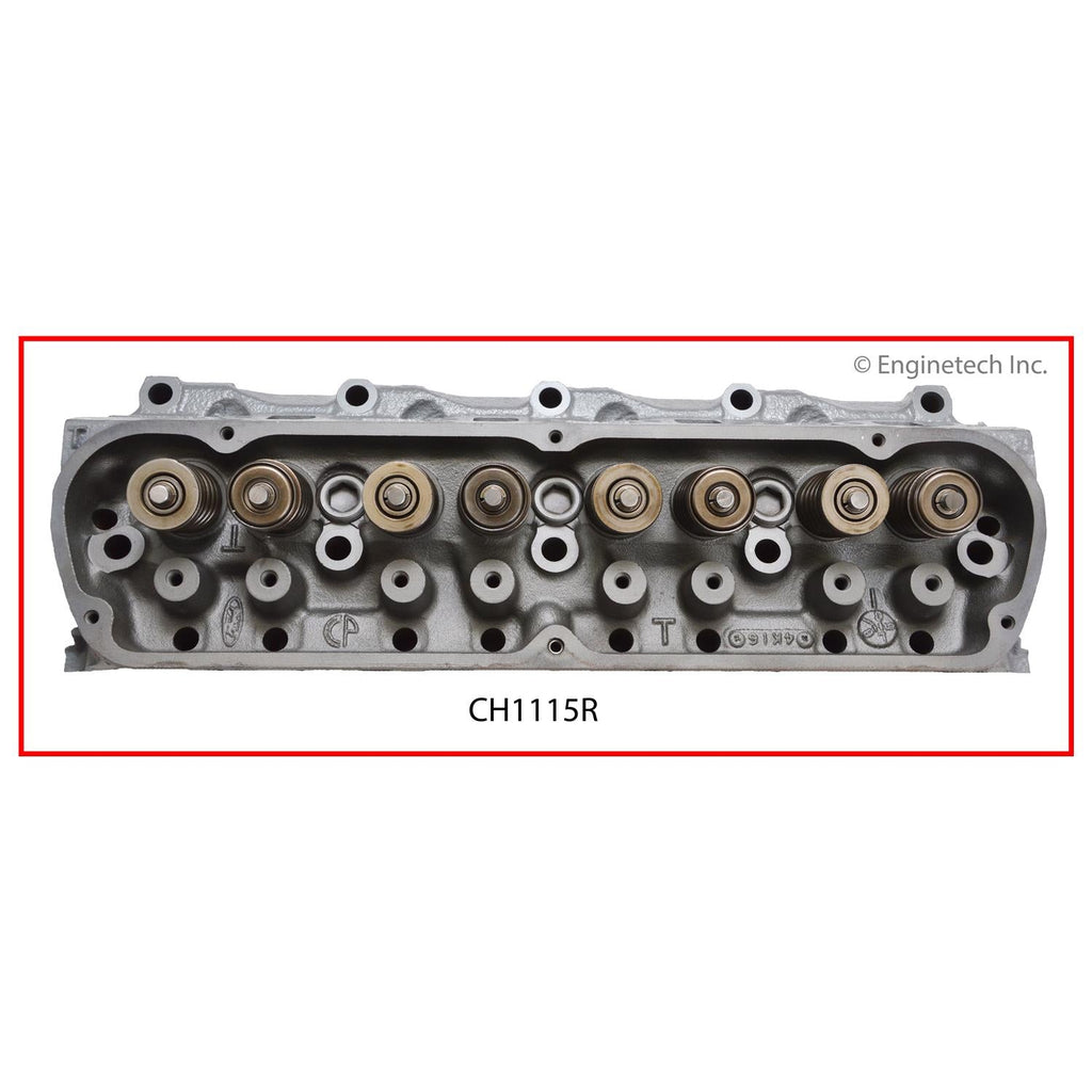 Enginetech Remanufactured Engine Cylinder Head Complete for Ford Bronco (1987-1996)