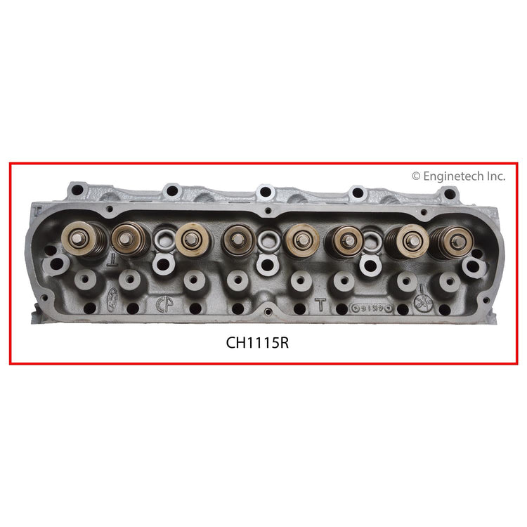 Enginetech Remanufactured Engine Cylinder Head Complete for Ford Bronco (1987-1996)