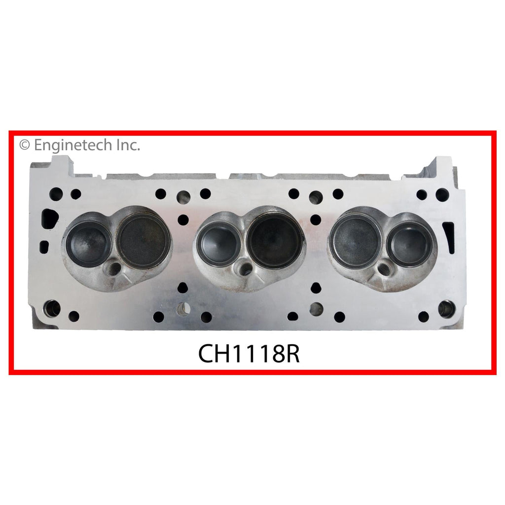 Enginetech CH1118R Remanufactured Engine Cylinder Head for Chevy and Pontiac Vehicles