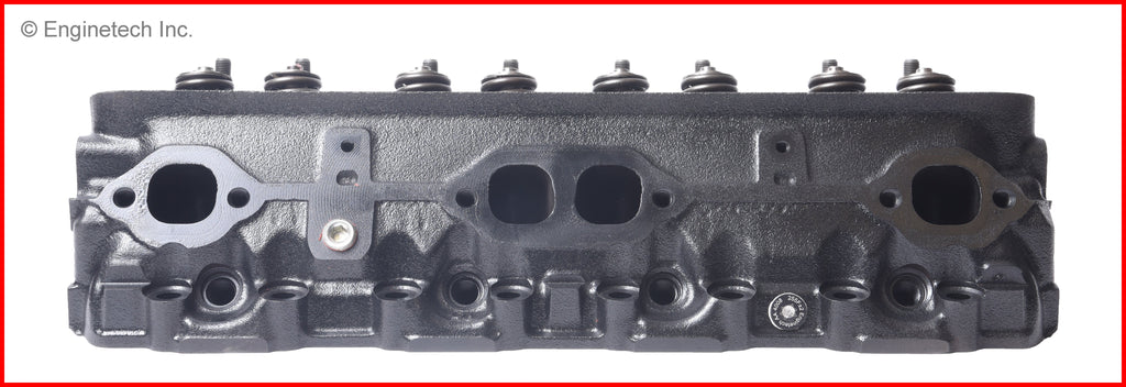 Enginetech Remanufactured Engine Cylinder Head Complete for Chevy C1500 and C2500