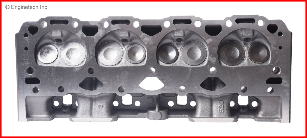 Enginetech Remanufactured Engine Cylinder Head Complete for Chevy C1500 and C2500