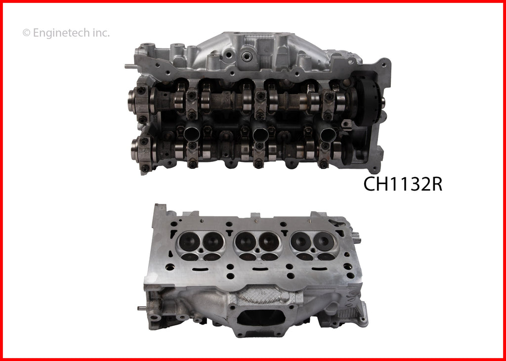 Enginetech CH1132R Remanufactured Engine Cylinder Head for Chrysler and Dodge Vehicles
