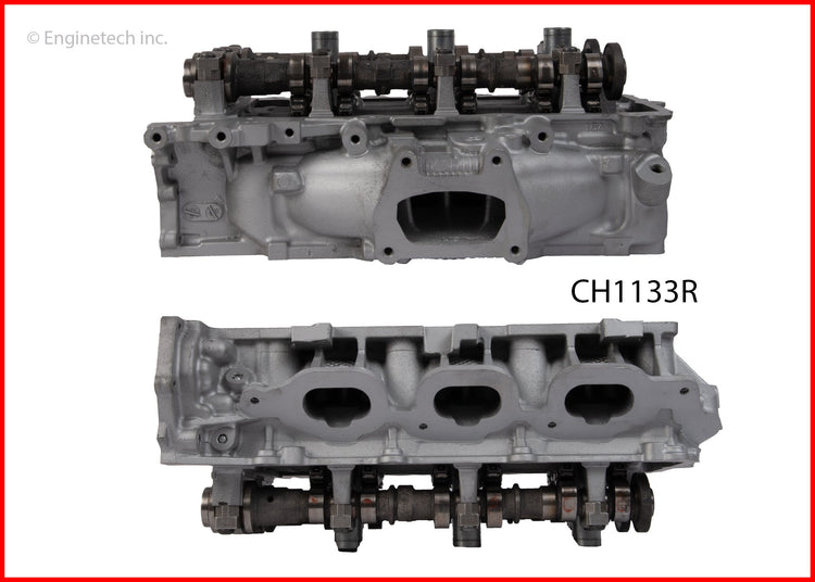 Enginetech Remanufactured Engine Cylinder Head Complete for 2014 Chrysler and Dodge Vehicles