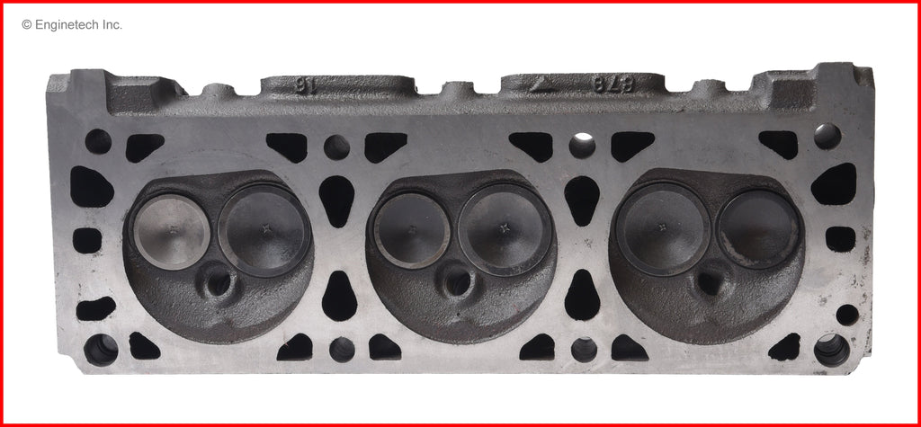 Enginetech Remanufactured Engine Cylinder Head Complete for Jeep and Buick