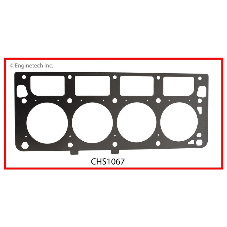 Enginetech CHS1067 Engine Cylinder Head Spacer Shim - 0.020 Inch Thick for Chevy Camaro, Corvette & Pontiac Firebird