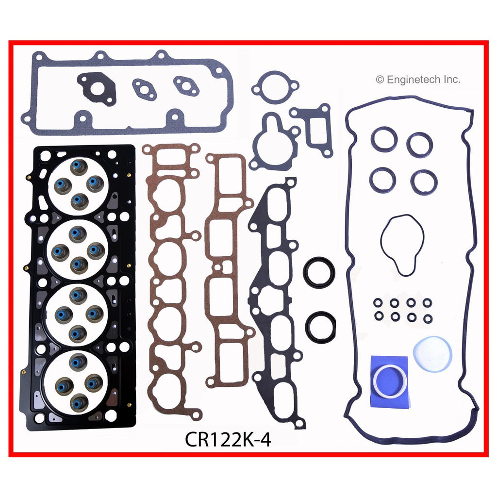 Enginetech CR122K-4 Engine Full Gasket Set for Dodge and Chrysler Cars and Trucks