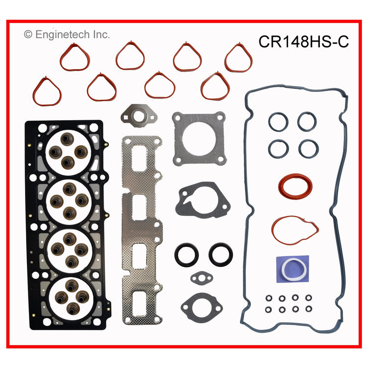 Enginetech CR148HS-C Engine Cylinder Head Gasket Set for Dodge and Chrysler Vehicles