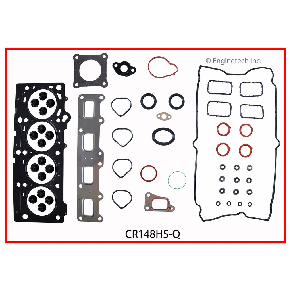 Enginetech CR148HS-Q Engine Cylinder Head Gasket Set for Dodge and Chrysler Vehicles