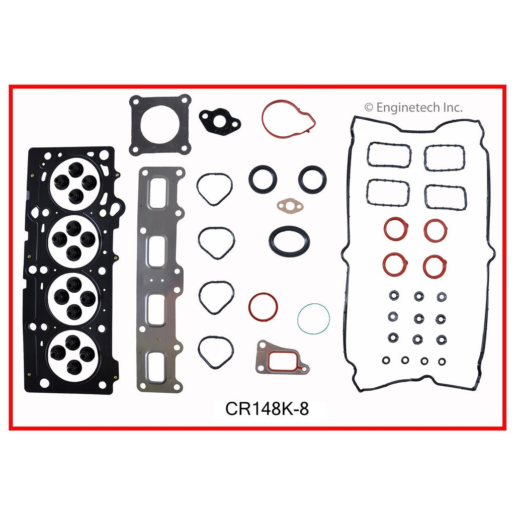 Enginetech CR148K-8 Engine Full Gasket Set for Dodge and Chrysler Vehicles