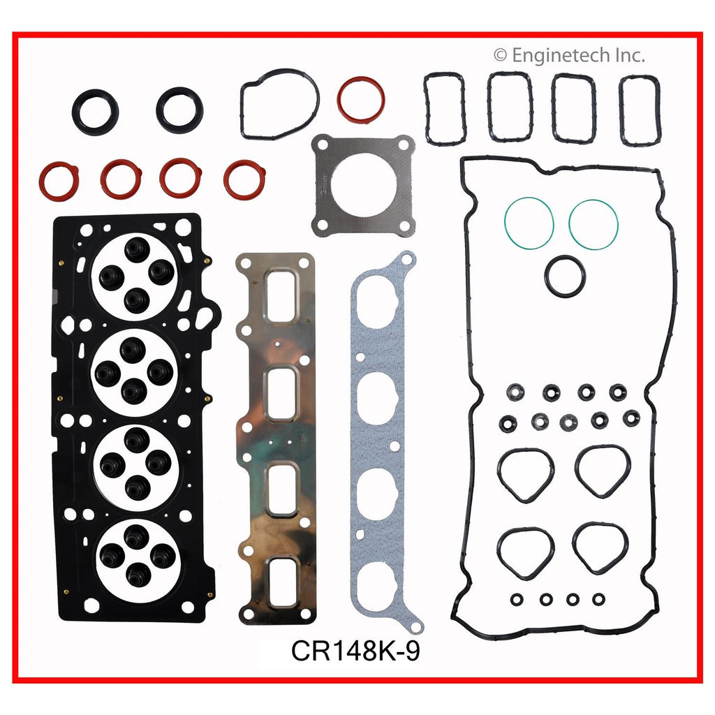 Enginetech CR148K-9 Engine Full Gasket Set for Dodge and Chrysler Vehicles