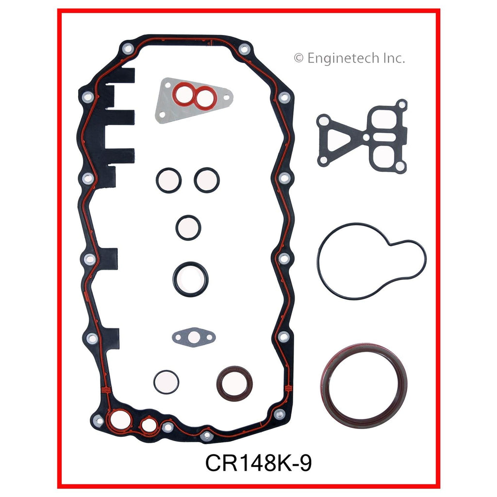 Enginetech CR148K-9 Engine Full Gasket Set for Dodge and Chrysler Vehicles