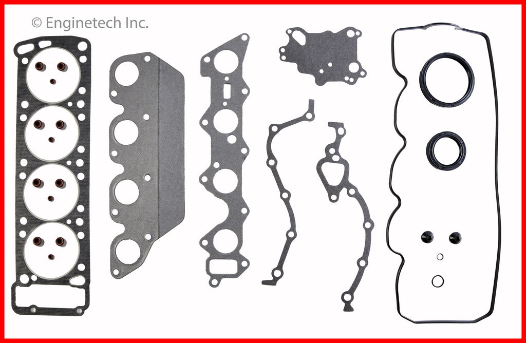 Enginetech CR2.6L-40 Engine Full Gasket Set for Dodge and Chrysler Vehicles
