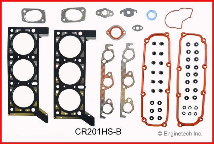 Enginetech CR201HS-B Engine Cylinder Head Gasket Set for Dodge and Chrysler Vehicles