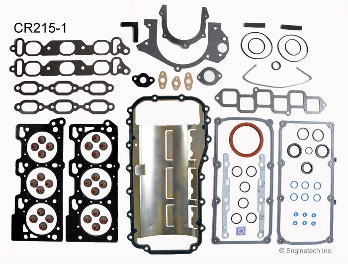 Enginetech CR215-1 Engine Full Gasket Set for Dodge and Chrysler Vehicles