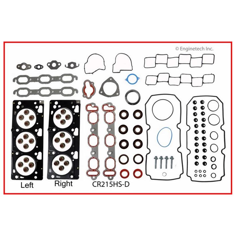 Enginetech CR215HS-D Engine Cylinder Head Gasket Set for Dodge and Chrysler Vehicles