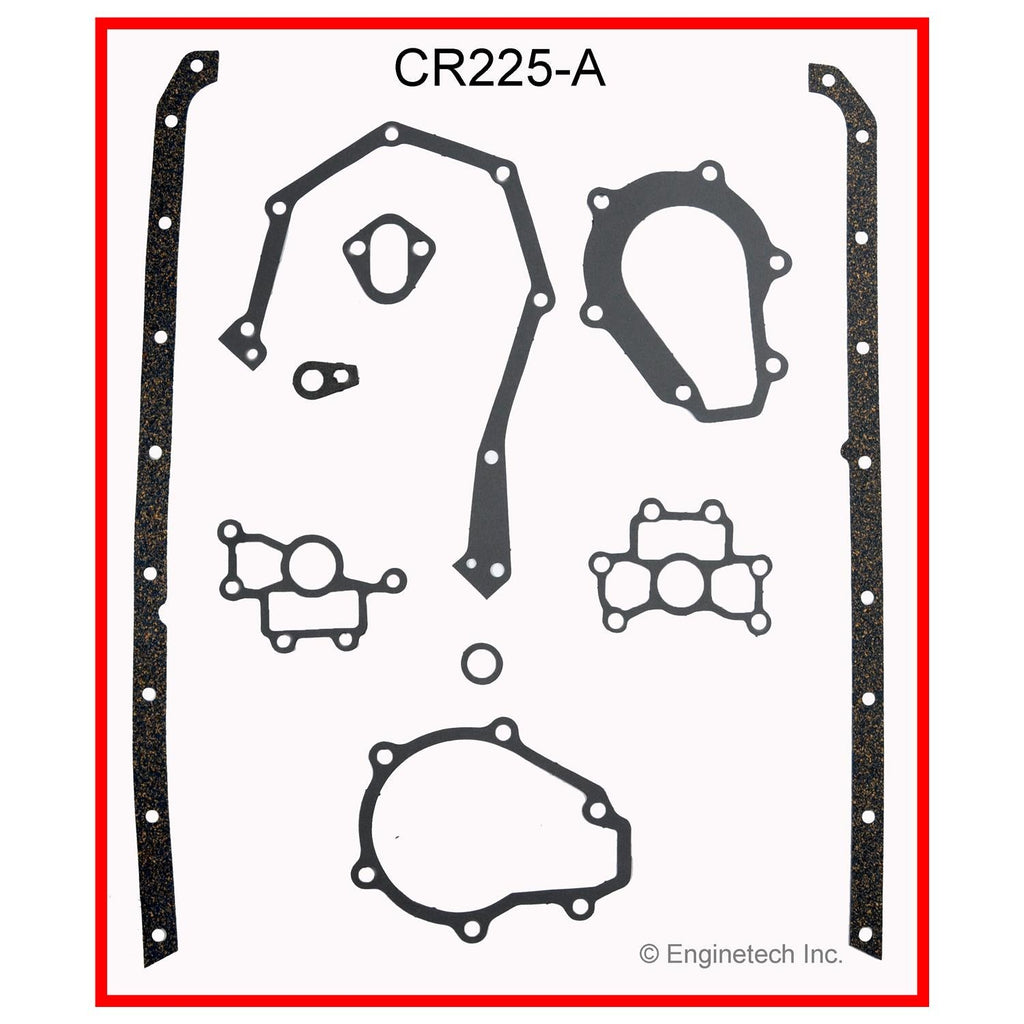Enginetech CR225-A Engine Full Gasket Set for Dodge and Chrysler Cars and Trucks
