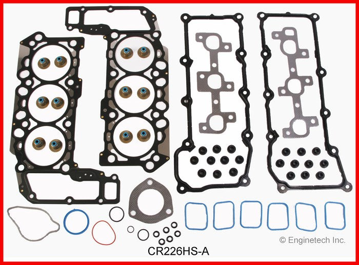 Enginetech CR226HS-A Engine Cylinder Head Gasket Set for Dodge and Chrysler Vehicles