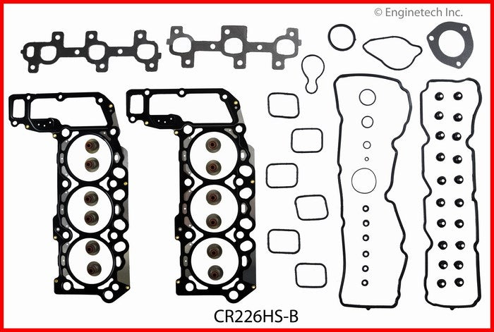 Enginetech CR226HS-B Engine Cylinder Head Gasket Set for Dodge and Chrysler Vehicles
