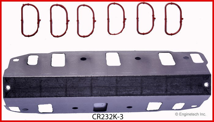 Enginetech Engine Full Gasket Set for Dodge and Chrysler Cars and Trucks (Part CR232K-3)