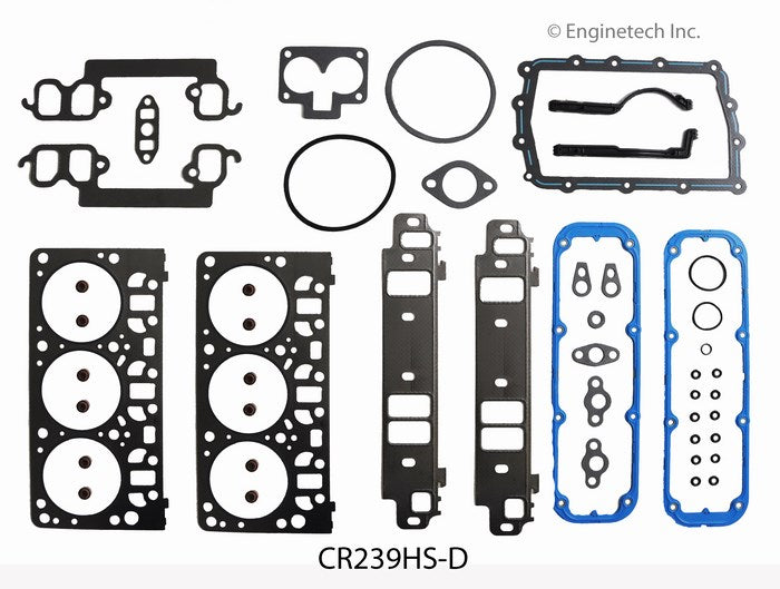 Enginetech CR239HS-D Engine Cylinder Head Gasket Set for Dodge and Chrysler Vehicles