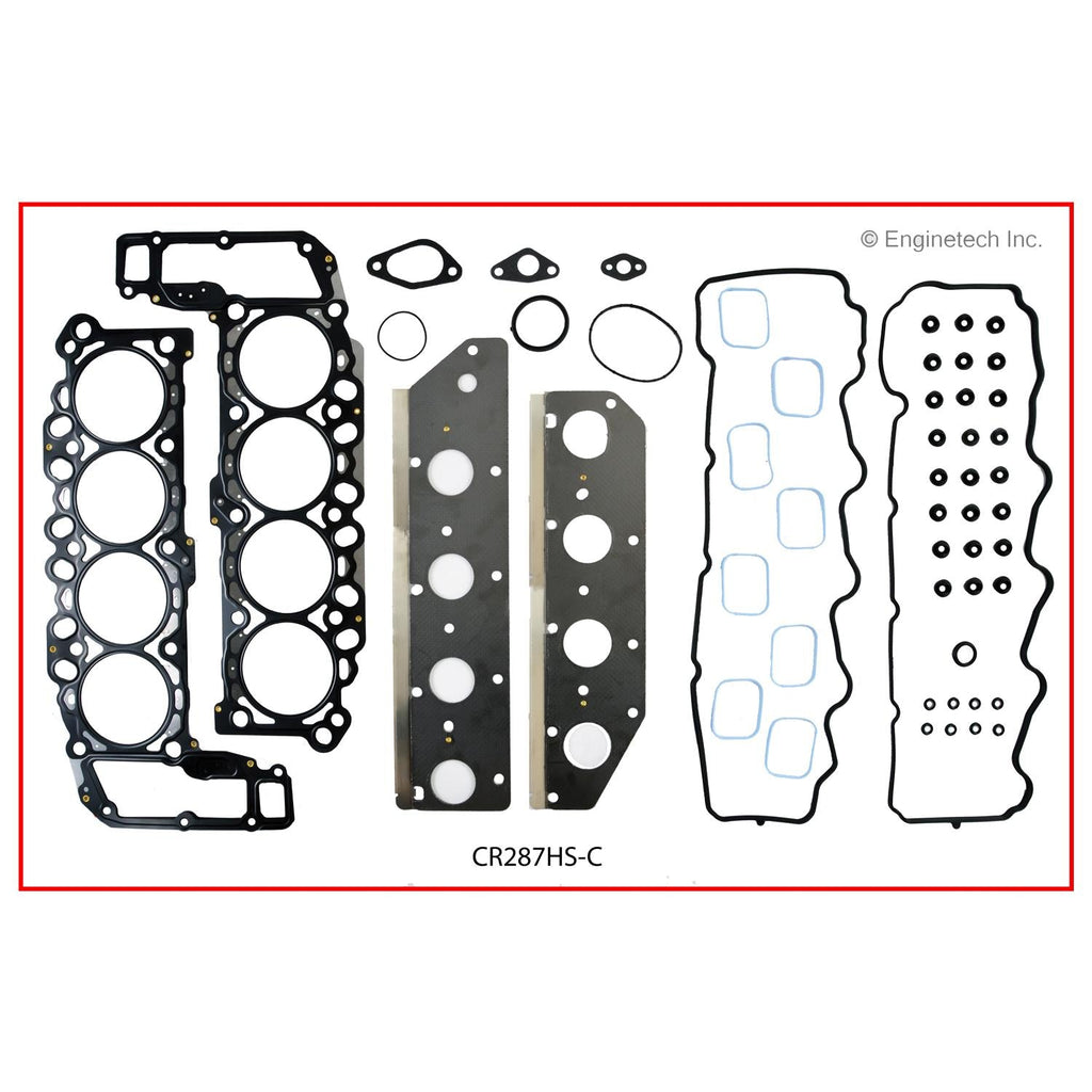 Enginetech CR287HS-C Engine Cylinder Head Gasket Set for Dodge and Chrysler Vehicles