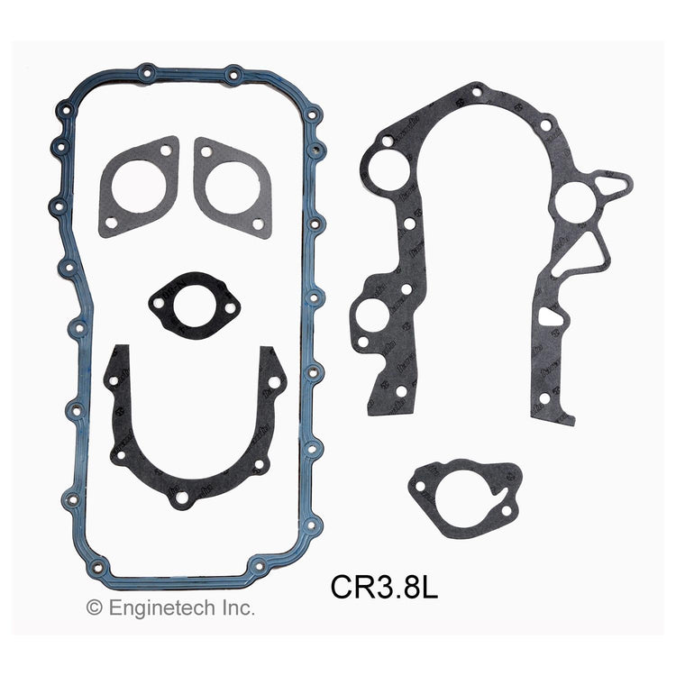 Enginetech Rebuilders Engine Full Gasket Set for Dodge and Chrysler Vehicles (Part CR3.8L)