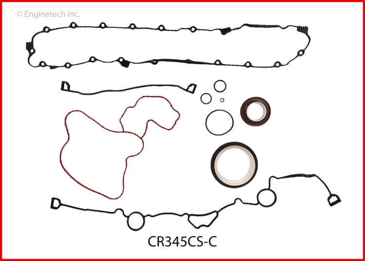 Enginetech CR345CS-C Engine Lower End Gasket Set for Dodge and Chrysler Vehicles