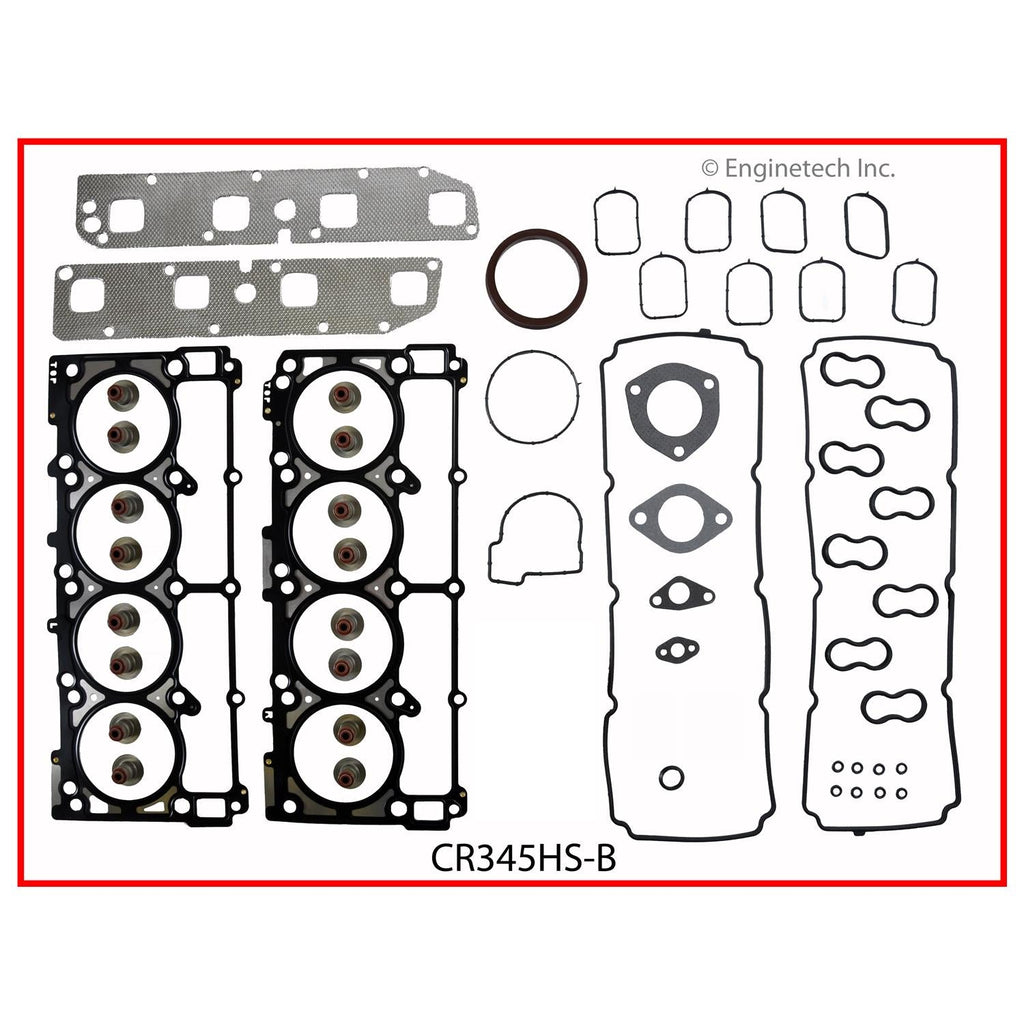Enginetech CR345HS-BWB Engine Cylinder Head Gasket Set for GMC and Chevrolet Trucks and Cars