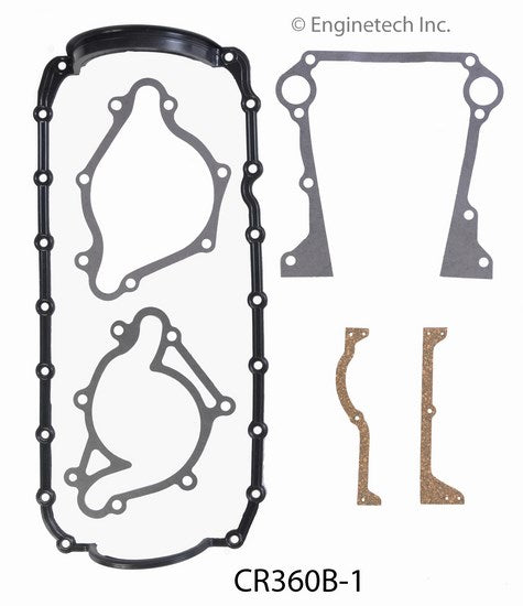 Enginetech Engine Full Gasket Set for Dodge and Chrysler Vehicles (Part CR360B-1)