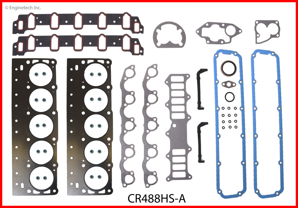 Enginetech CR488HS-A Engine Cylinder Head Gasket Set for Dodge / Chrysler Trucks and Cars