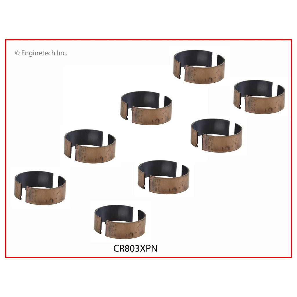 Enginetech High Performance Engine Full Connecting Rod Bearing Set – Part Number CR803XPN010