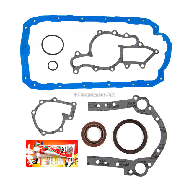 Full Gasket Set Bearings Rings Fit 91-95 Mercury Ford 3.0 OHV