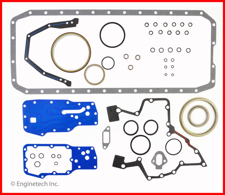 Enginetech CU359CS-C Engine Lower End Gasket Set for Dodge Ram Cummins Truck