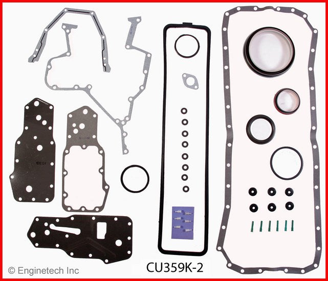 Enginetech CU359K-2 Engine Full Gasket Set for Dodge Ram Cummins Trucks