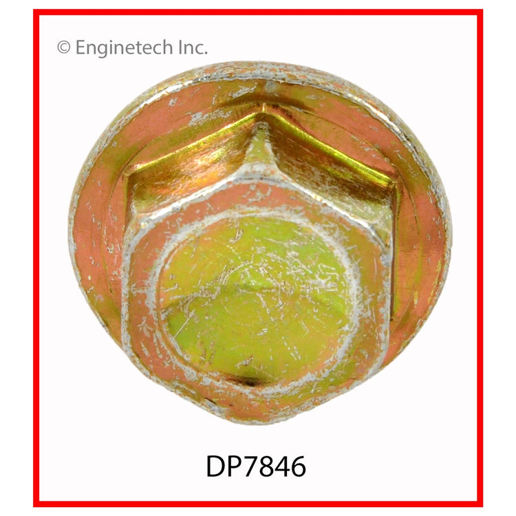 Enginetech Engine Oil Pan Oil Drain Plug DP7846 – Steel Alloy Construction for Reliable Sealing