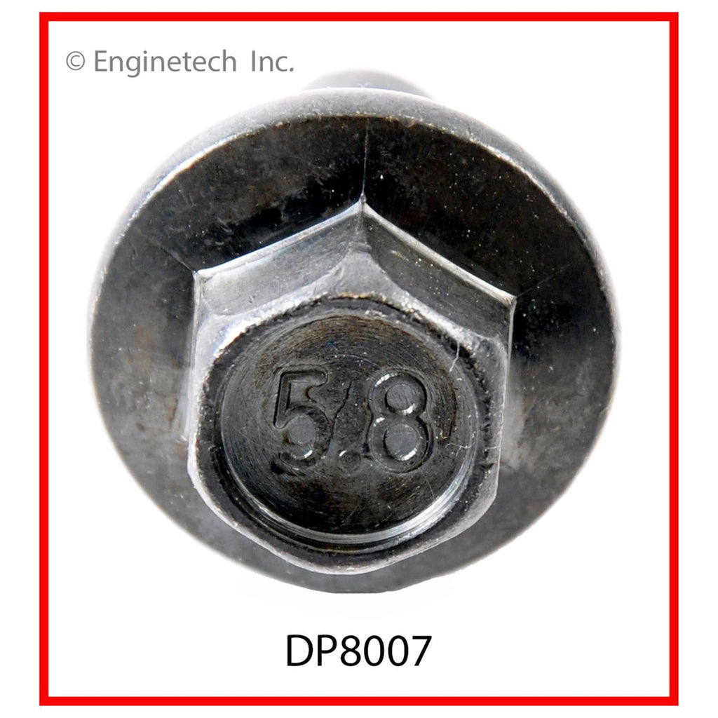 Enginetech DP8007 Engine Oil Pan Oil Drain Plug with Gasket - Carbon Steel Alloy
