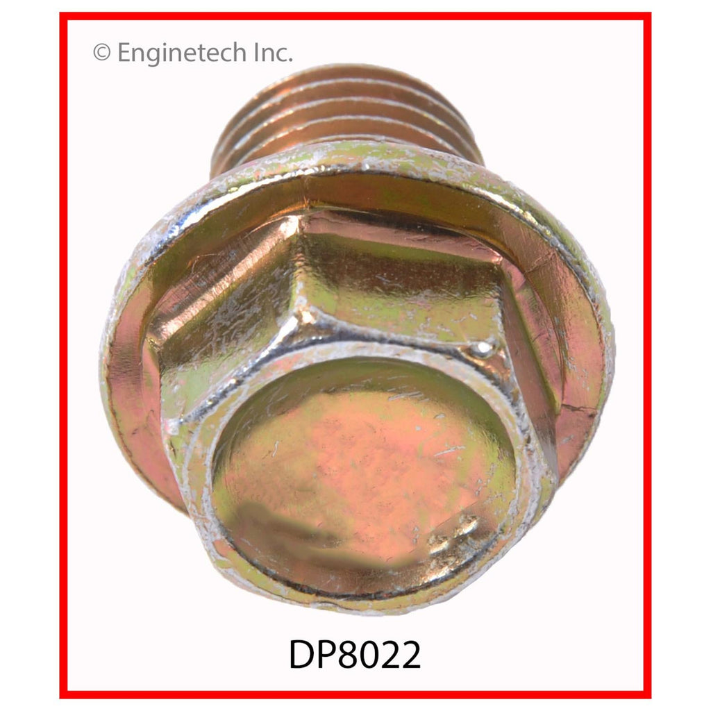 Enginetech DP8022 Engine Oil Pan Drain Plug – Steel Alloy Construction for Reliable Sealing