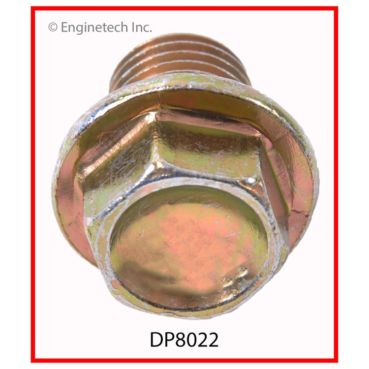 Enginetech DP8022 Engine Oil Pan Drain Plug – Steel Alloy Construction for Reliable Sealing