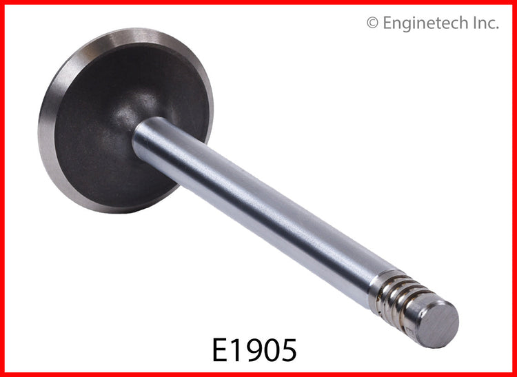 Enginetech E1905 Engine Exhaust Valve with Oversized Stem and Head for Ford Engines