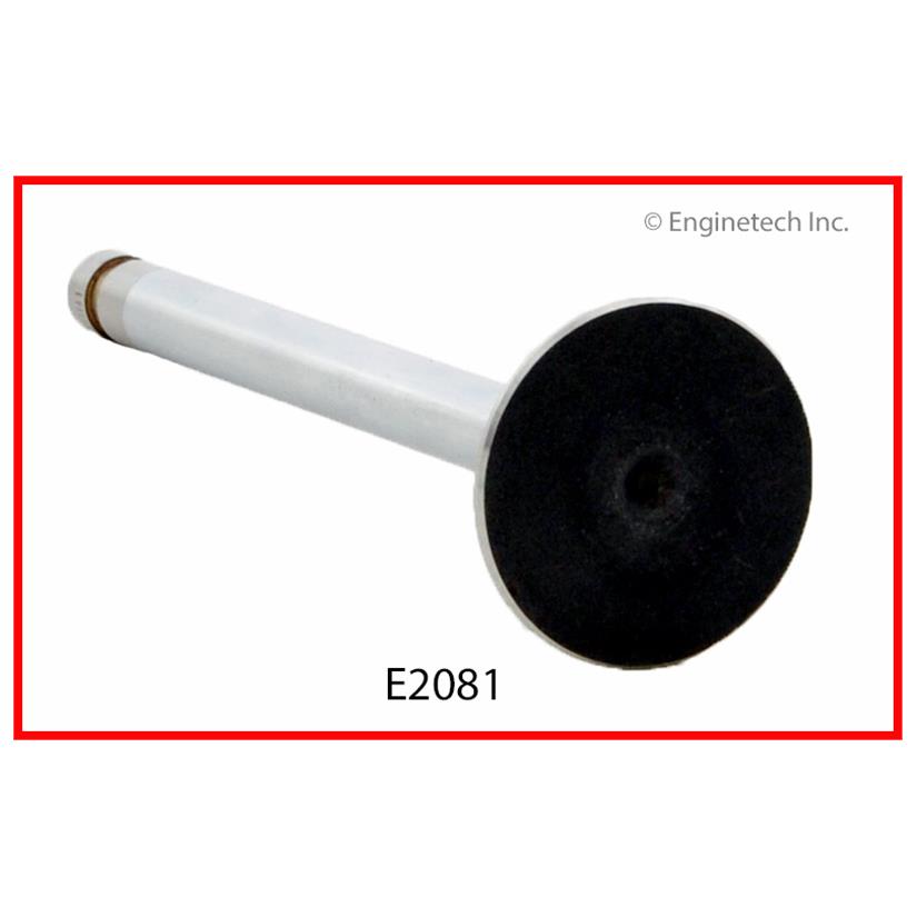 Enginetech E2081 Engine Exhaust Valve with Oversized Stem and Head for Cadillac Models