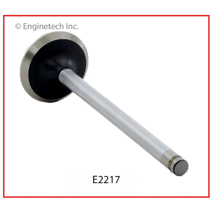 Enginetech E2217 Engine Exhaust Valve with Oversized Stem and Head for Dodge Dakota and Jeep Cherokee