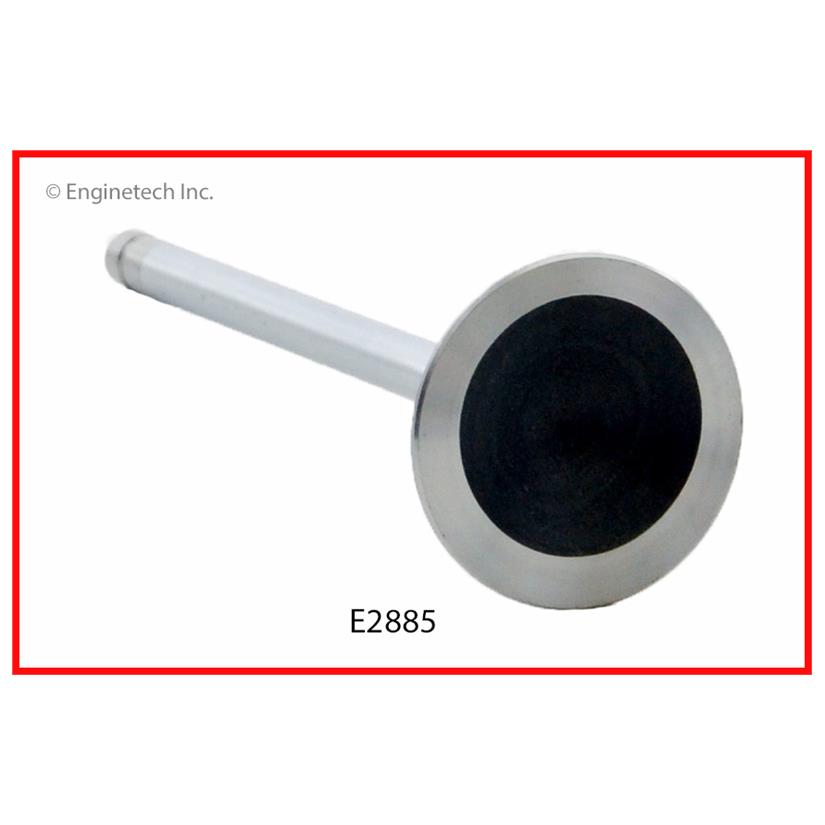 Enginetech E2885 Engine Exhaust Valve with Oversized Stem and Head for Select Vehicles